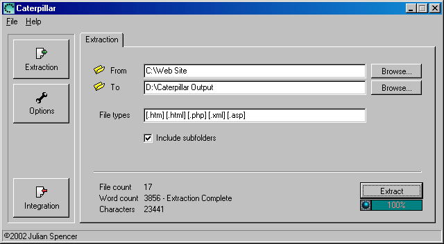 Caterpillar Screenshot